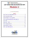 Giáo trình Lập trình viên mã nguồn mở PHP (Module 2) - TTTH ĐH KHTN