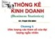 Bài giảng Thống kê kinh doanh: Chương 5 - Phạm Văn Minh