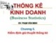 Bài giảng Thống kê kinh doanh: Chương 6 - Phạm Văn Minh
