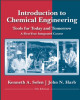 Ebook Introduction to chemical engineering (5/E): Part 1