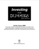 Ebook Investing for dummies (5th edition)