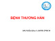 Bài giảng Bệnh thương hàn - ThS. BS. Phạm Kim Oanh