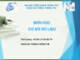 Bài giảng Cơ sở dữ liệu - Đại học Công nghệ thông tin