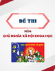 Đề thi cuối kì môn Chủ nghĩa xã hội khoa học