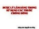 Bài giảng Dược lý lâm sàng trong sử dụng các thuốc chống đông - Nguyễn Thu Hằng
