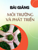 Bài giảng Môi trường và phát triển: Chương 2 - Môi trường và phát triển