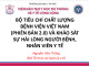 Bài giảng Quản lý chất lượng bệnh viện: Bài 3 - Nguyễn Hữu Thắng